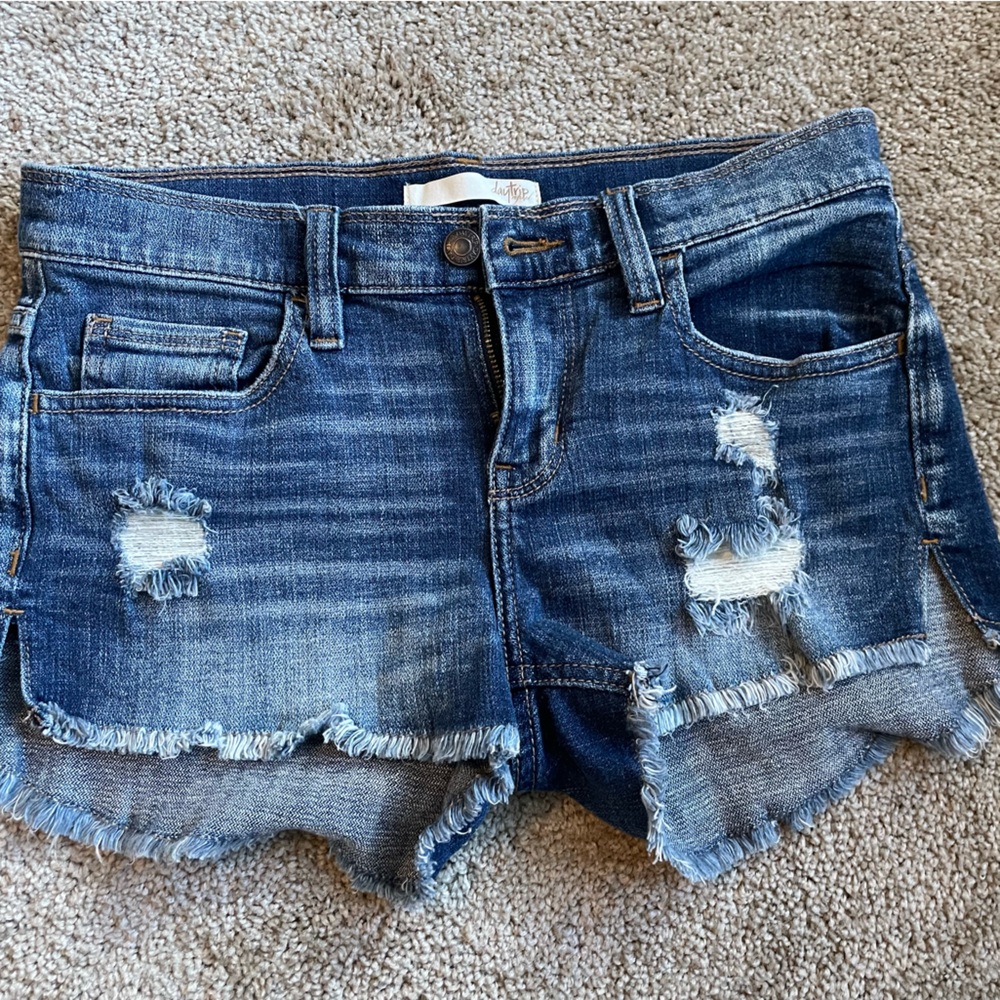 Daytrip lynx denim shorts